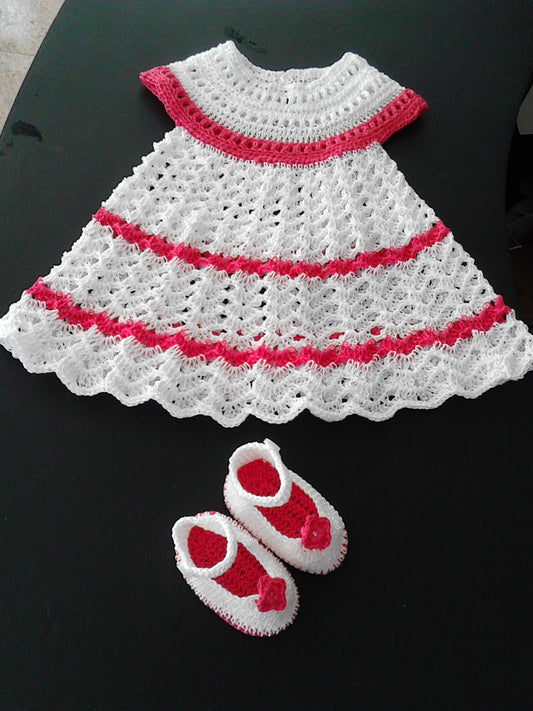 Vestido de Bebé em Algodão 100%